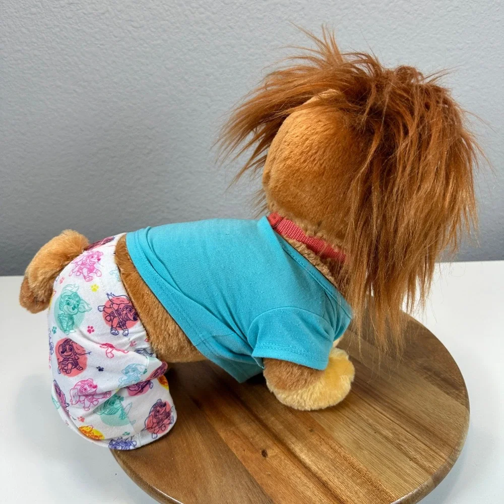 Build-A-Bear Paw Patrol Liberty Plush Dog Small But Mighty RARE Tee Nickelodeon